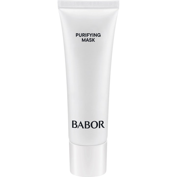 Babor Skinovage Purifying Mask 50 ml dyprensende ansiktsmaske i hvit tube som motvirker urenheter og gir matt hud.