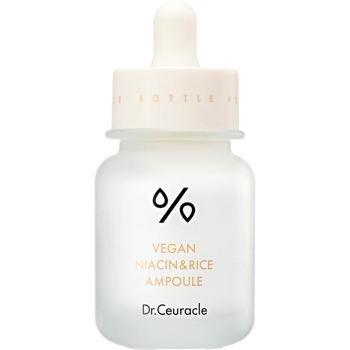 Dr. Ceuracle Vegan Niacin & Rice Ampoule 30 ml glødgivende ansiktsserum i frostet glassflaske med pipette