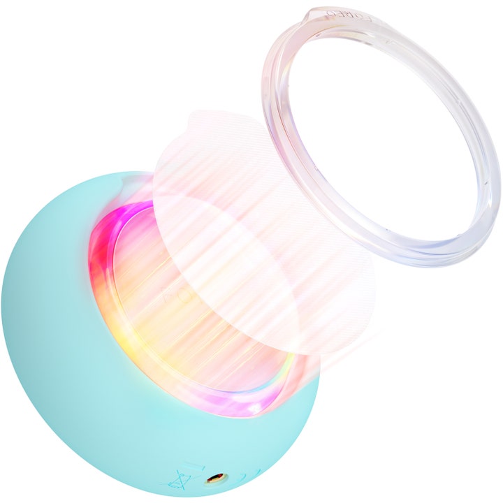 FOREO UFO 3 Mint 1 stk ansiktsbehandling med LED-lys og en gjennomsiktig festering for maske