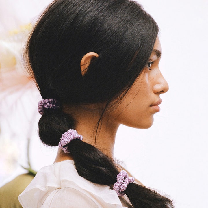 Pure Silk Skinny Scrunchies Wildflower