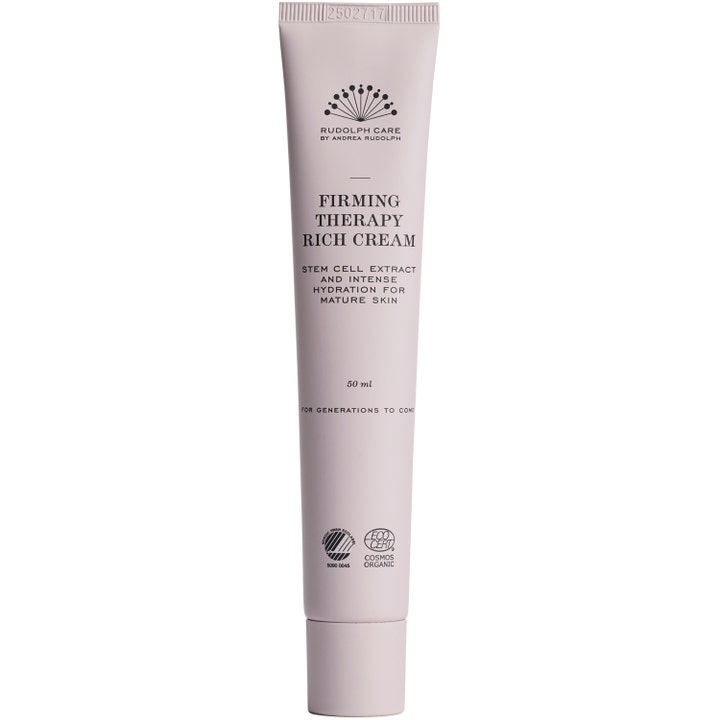 Rudolph Care Firming Therapy Rich Cream 50 ml oppstrammende ansiktskrem i lys lilla tube som gir huden intens fukt.