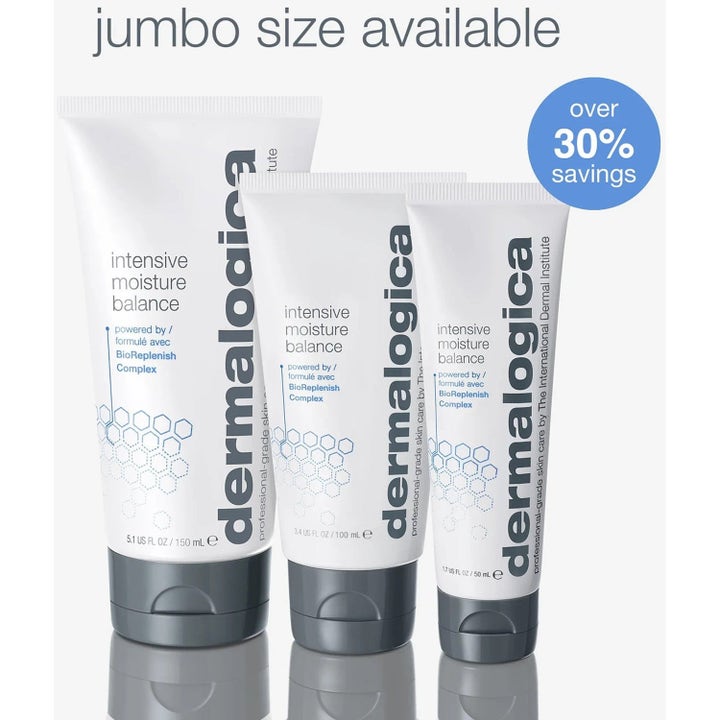 Dermalogica Intensive Moisture Balance 2x50 ml fuktighetsgivende ansiktskrem i hvite tuber med BioReplenish Complex