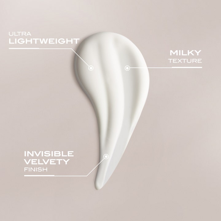 Lancaster Sun Beauty Body Milk SPF50 100 ml solkrem med hvit og lett milky texture som gir invisible velvety finish