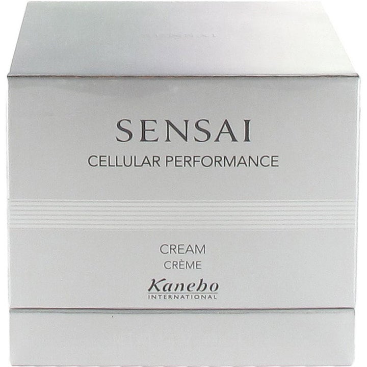 Sensai Cellular Performance Cream 80 ml ansiktskrem med niacinamid i en elegant sølvfarget ytteremballasje