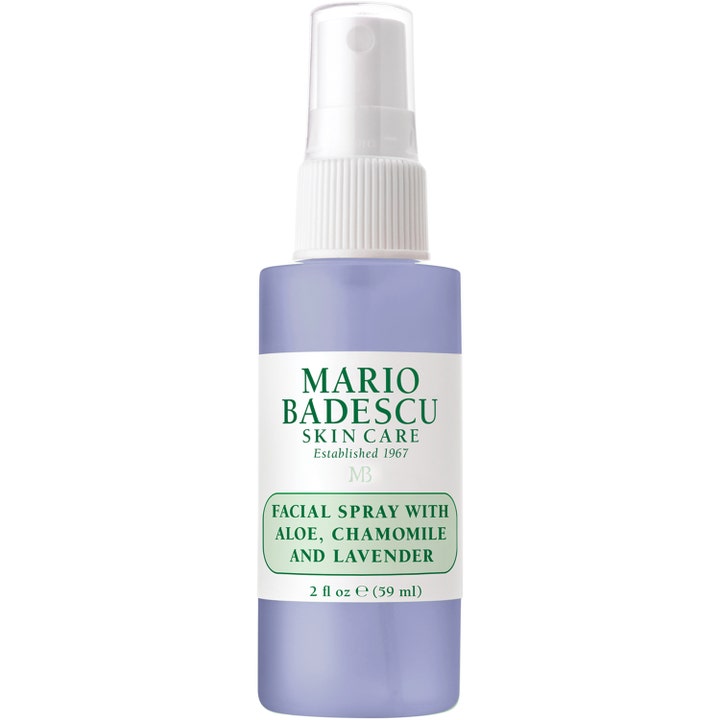 Mario Badescu Facial Spray with Aloe Chamomile and Lavender 59 ml beroligende ansiktsspray i lilla flaske