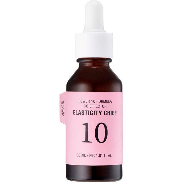 It's Skin Power 10 Formula CO Effector 30 ml oppstrammende ansiktsserum i brunt glass med hvit pipette og rosa etikett