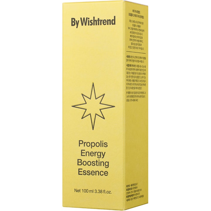 By Wishtrend Propolis Energy Boosting Essence 100 ml glødgivende ansiktsvann i gul ytteremballasje