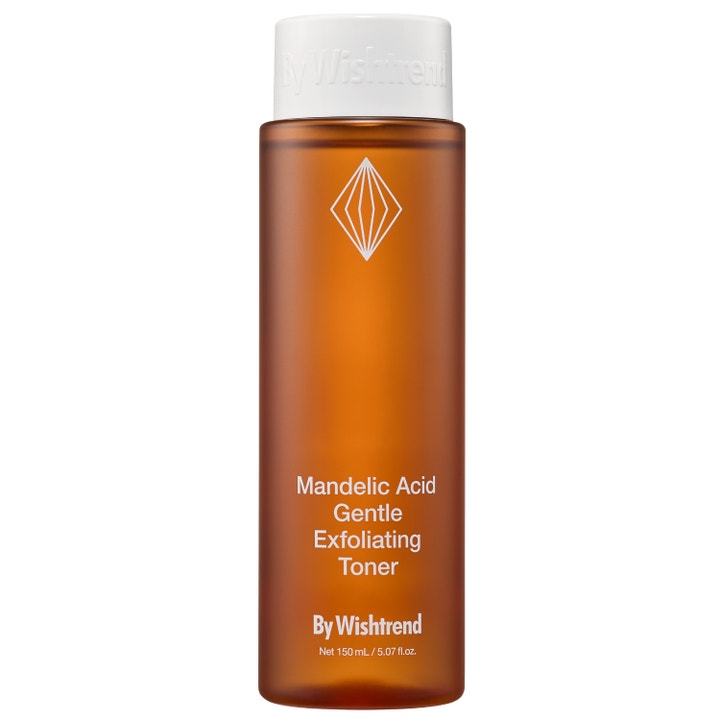 By Wishtrend Mandelic Acid Gentle Exfoliating Toner 150 ml eksfolierende ansiktsvann i brun flaske med hvitt lokk