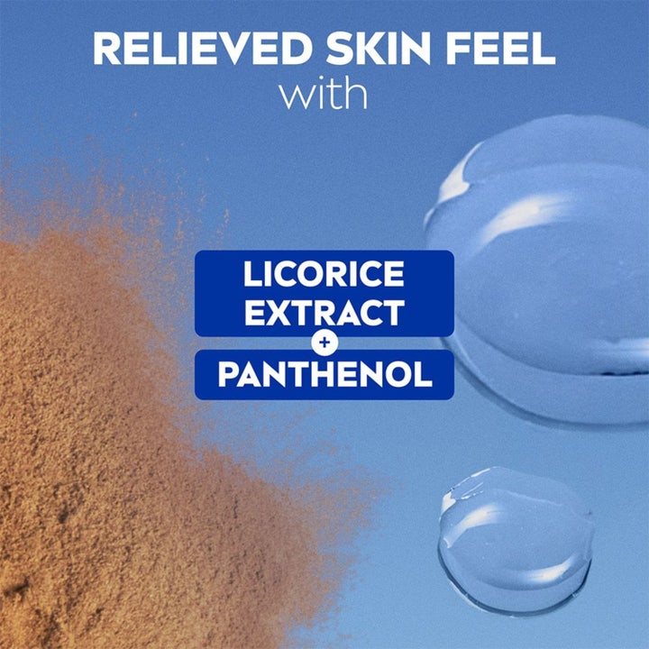 NIVEA Soothing Day Cream 50 ml beroligende ansiktskrem med lakrisekstrakt og panthenol på blå bakgrunn