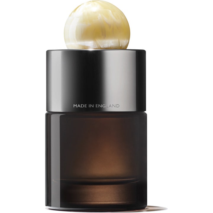 Molton Brown Orange & Bergamot Eau de Parfum 100 ml dameparfyme i mørk glassflaske ved siden av brun eske