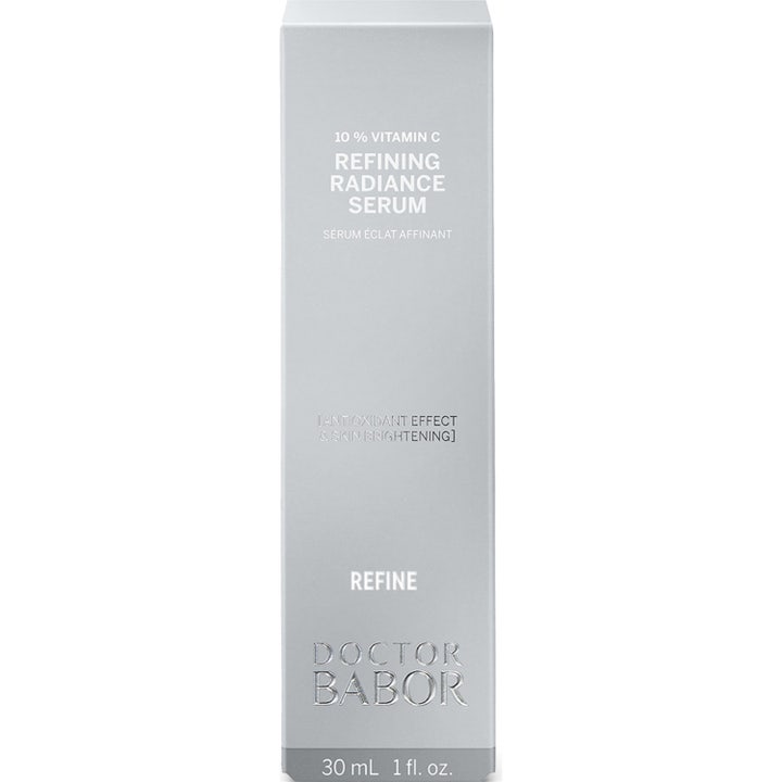Doctor Babor Refining Radiance Serum 30 ml glødgivende serum med 10 % vitamin C i sølvfarget ytterforpakning
