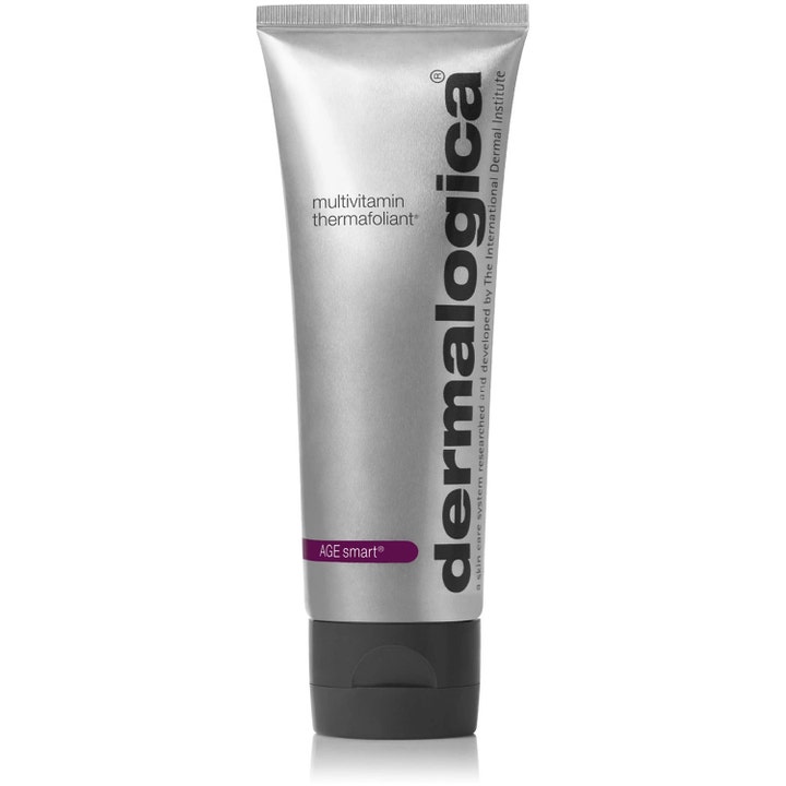 Dermalogica Multivitamin Thermafoliant 75 ml ansiktsskrubb i sølvfarget tube som gir glød og jevnere hud