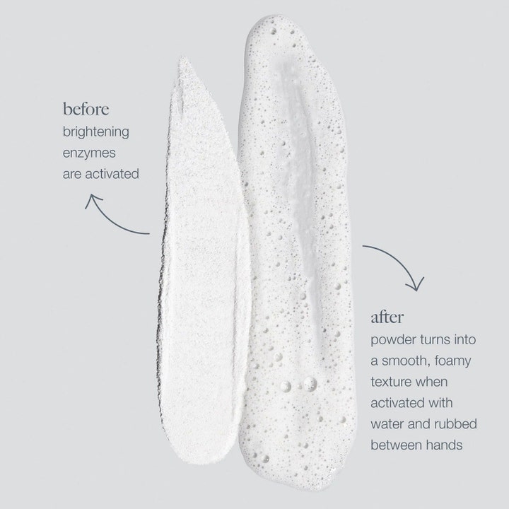 Dermalogica Daily Microfoliant 13 g peeling viser tørt pulver som blir til et mykt skum med vann.