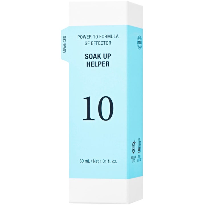 It'S SKIN Power 10 Formula GF Effector SOAK UP HELPER 30 ml fuktighetsgivende ansiktsserum i lyseblå ytteremballasje