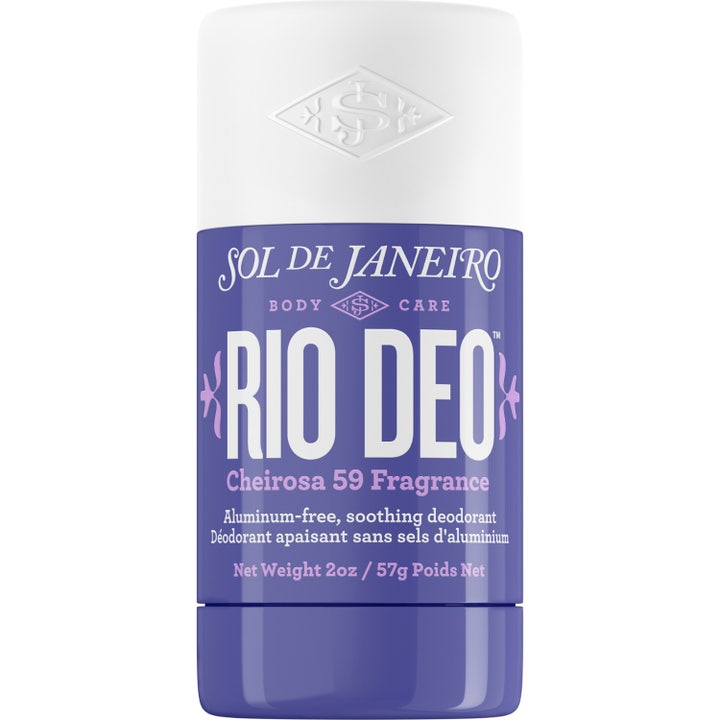 Sol de Janeiro Rio Deo Cheirosa 59 57g beroligende deodorant i lilla hylse med hvitt lokk