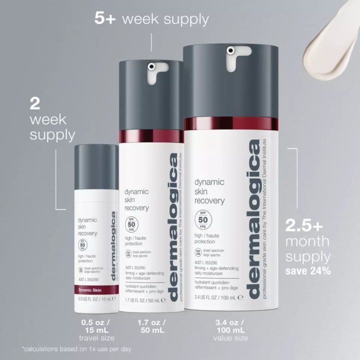 Dermalogica AGE smart Dynamic Skin Recovery SPF50 50 ml dagkrem viser klinisk reduksjon av mørke flekker.