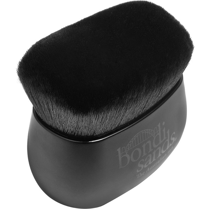 Bondi Sands GLO Body Brush 1 stk brun uten sol børste med tett svart bust og matt ergonomisk håndtak med logo