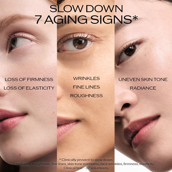 Shiseido Ultimune Power Infusing Concentrate 30 ml styrkende serum i rød glassflaske med hvit iris og flytende tekstur