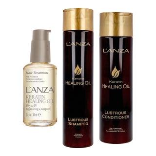 L'ANZA Keratin Healing Oil Shampoo, Conditioner And Treatment