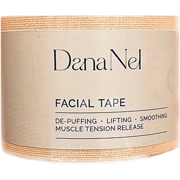 Dana Nel Facial Tape oppstrammende ansiktstape som glatter ut huden i en beige rull med elastisk tekstilmateriale