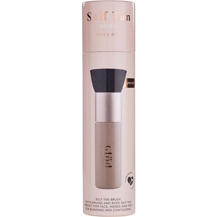 Glöd Sophie Elise Self Tan Brush 1 stk brun uten sol-kost i rosa sylinderformet tube for ansikt og kropp
