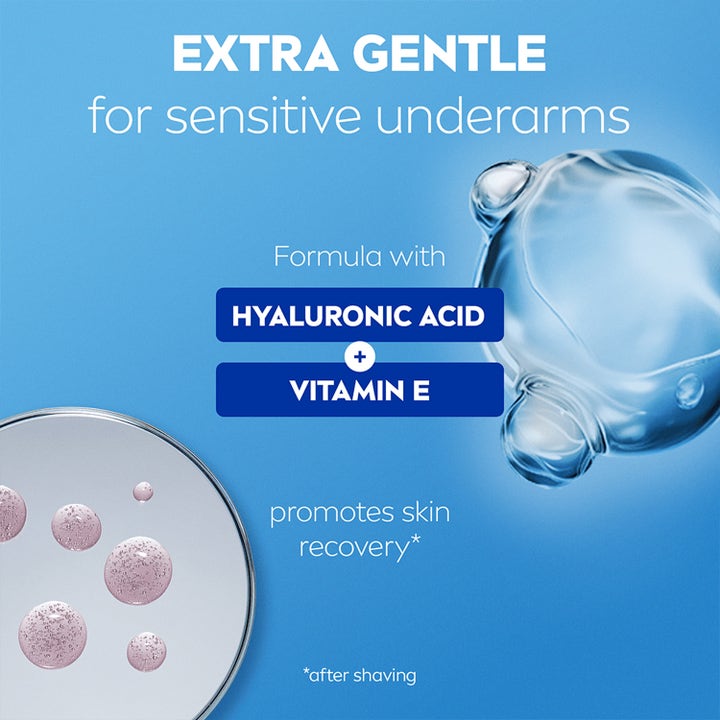 NIVEA Antiperspirant Deo Derma Control Restore Sensitive 50 ml roll on med hyaluronsyre og vitamin E for hudpleie