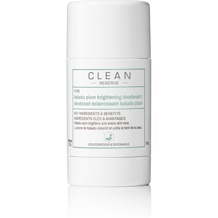 Clean Reserve Kakadu Plum Brightening Deodorant 56g lysnende deodorant i hvit stift med grønn etikett