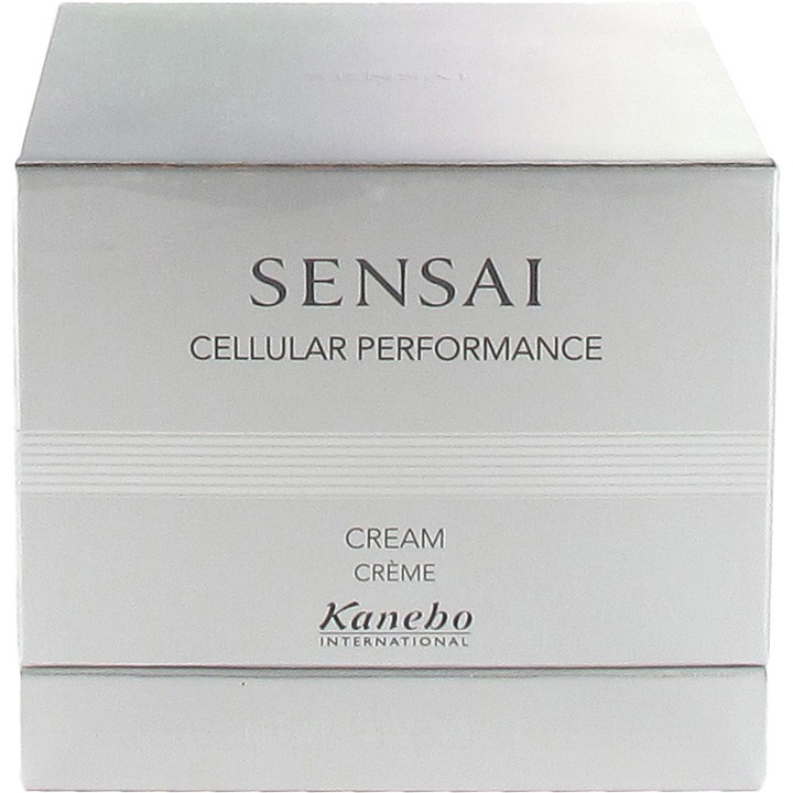 Sensai Cellular Performance Cream 40 ml ansiktskrem i en elegant sølvfarget ytteremballasje av papp.