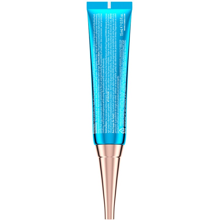 FOREO Blemish Solution 15 ml mot kviser i blå tube med tynn applikator og hvit tekst