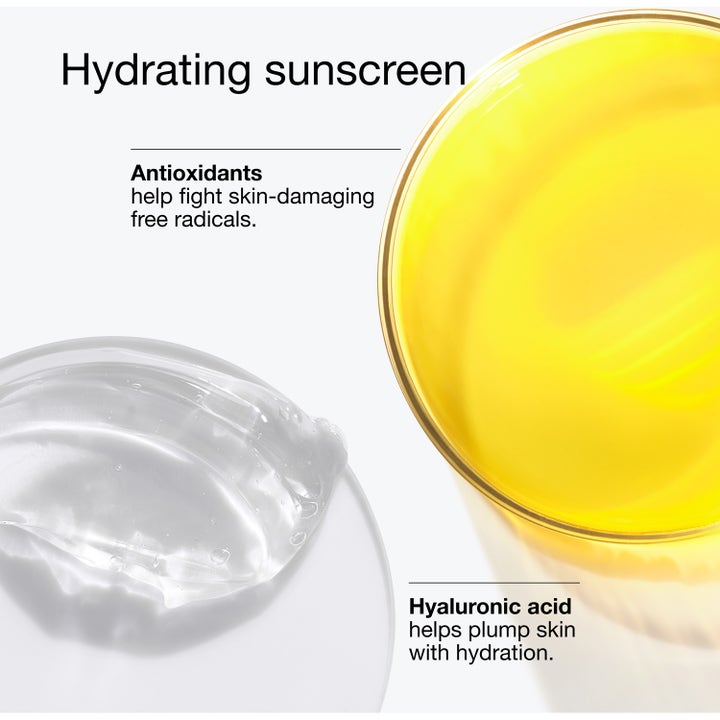 Clinique UV Solutions Hydrating Sunscreen SPF 50 40 ml fuktighetsgivende solkrem med hyaluronsyre og antioksidanter