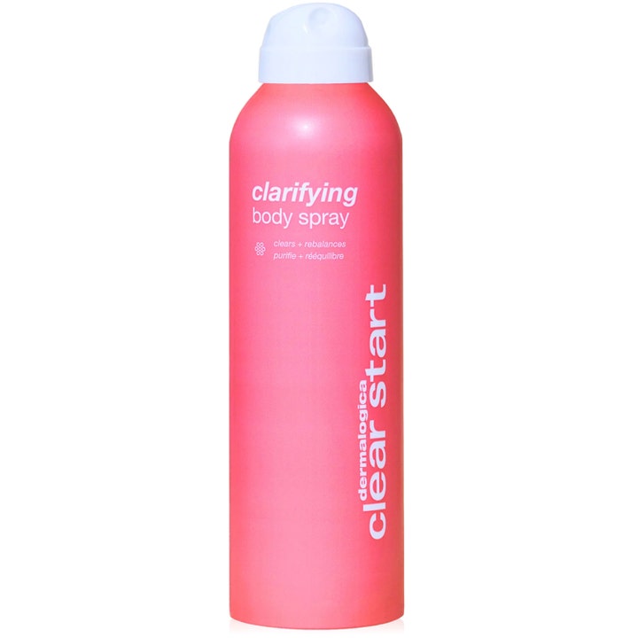 Dermalogica Clear Start Clarifying Body Spray 177 ml i rosa sprayflaske som motvirker urenheter på kroppen.