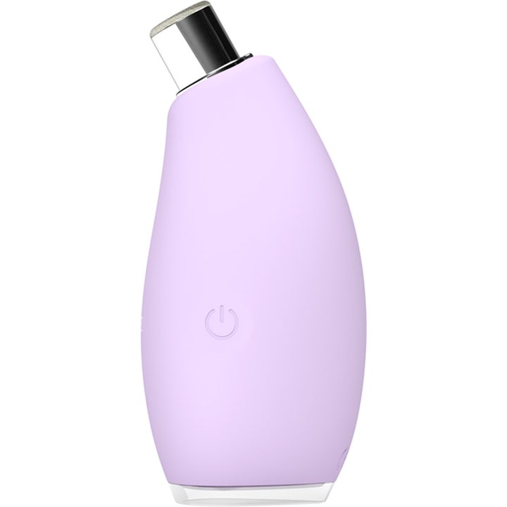 FOREO KIWI Derma Facial Cleanser 1 stk dyprensende beauty tech i lilla silikon med sølvfarget munnstykke