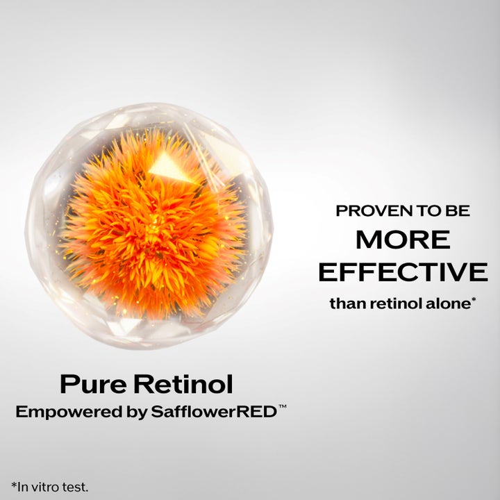 Shiseido Vital Perfection Treatment 20 ml med Pure Retinol og SafflowerRED i en fasettert glasskule
