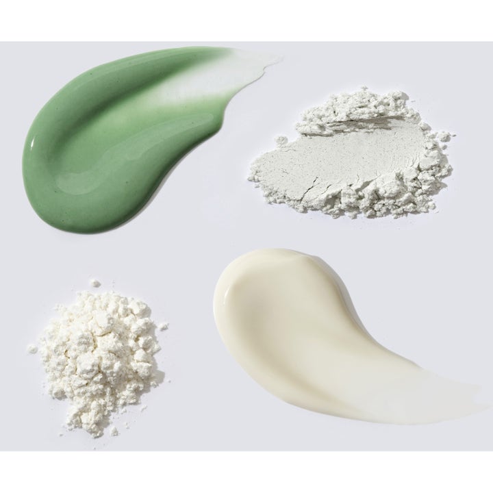 Dr. Ceuracle Expert Spirulina Cooling Modeling Mask 30 g ansiktsmaske med grønt og hvitt pulver og smidig tekstur
