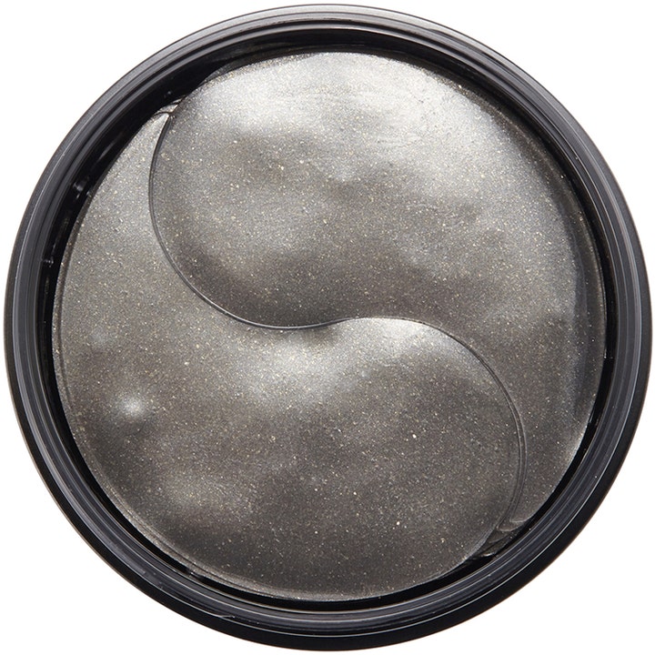Mizon Black Pearl Eye Gel Patch 84 g fuktighetsgivende øyemasker med mørkegrå glitrende gel-tekstur