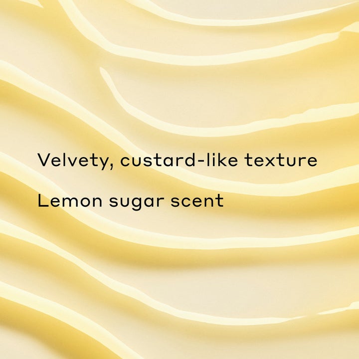 Ole Henriksen Detox & Glow 105 ml ansiktsmaske med fløyelsmyk gul tekstur og duft av sitronsukker