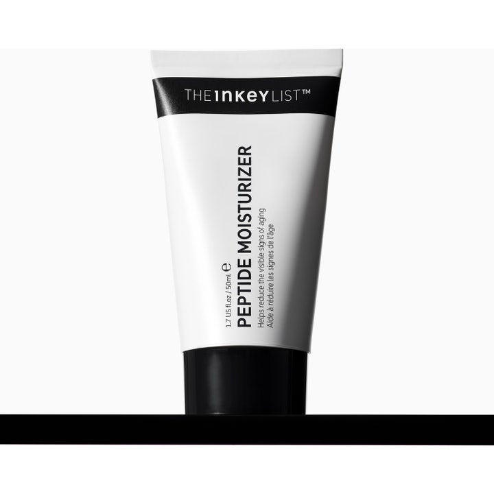 The INKEY List Peptide Moisturizer 50 ml fuktighetsgivende ansiktskrem med peptider i en hvit og fyldig tekstur