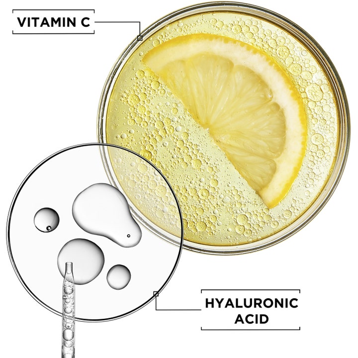 Garnier SkinActive Vitamin C Sheet Mask 28 g glødgivende maske med sitron og dråper av hyaluronic acid