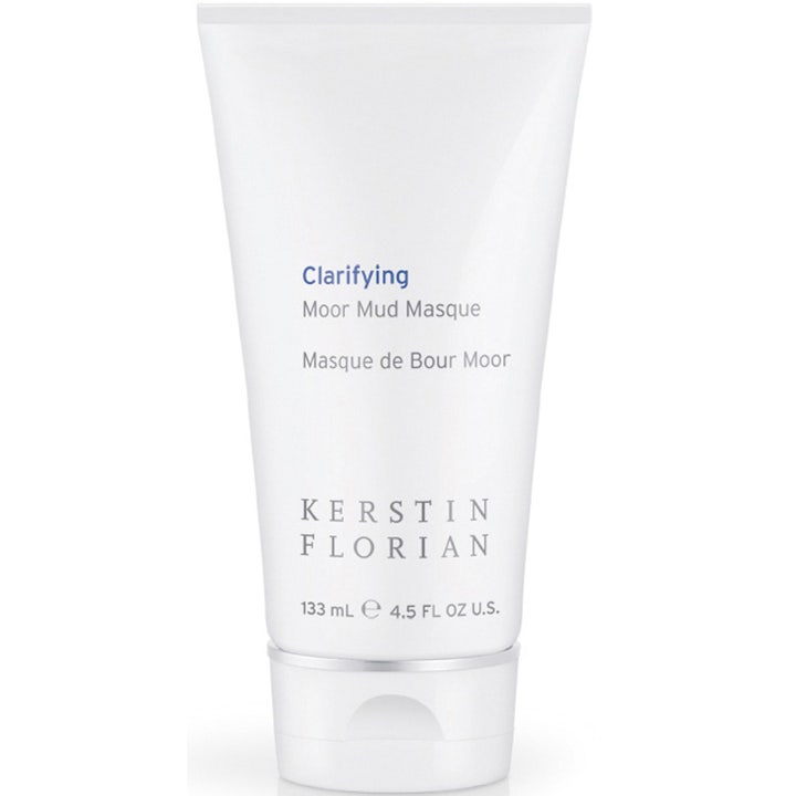 Kerstin Florian Clarifying Moor Mud Masque 133 ml rensende ansiktsmaske i hvit tube som gir klarere hud.