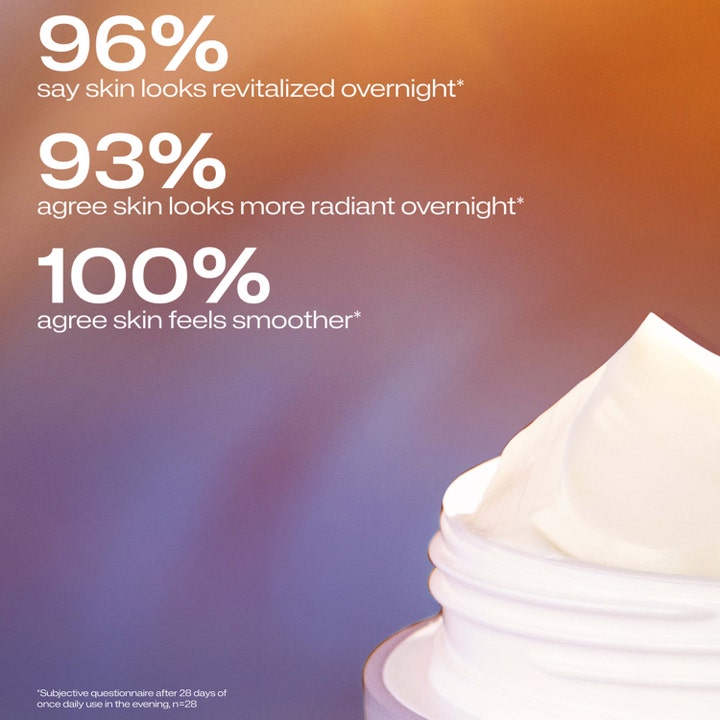 Lumene Nordic-C Glow Renew Night Cream 50 ml nattkrem gir glød med fyldig hvit tekstur og dokumentert effekt.