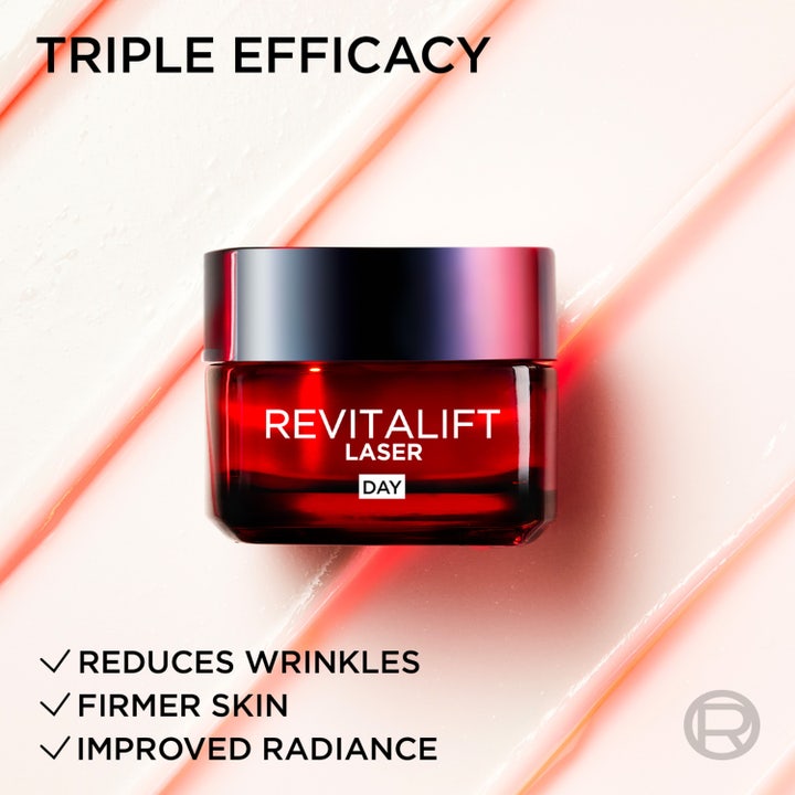 L’Oréal Paris Revitalift Laser Day 50 ml dagkrem med vitamin C og hyaluronsyre som gir glød og fukter huden