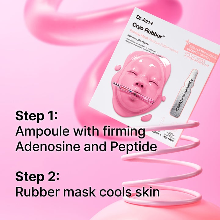 Dr.Jart+ Cryo Rubber Firming Mask 36 g med adenosin og peptid som gir et synlig løft og kjølende effekt.