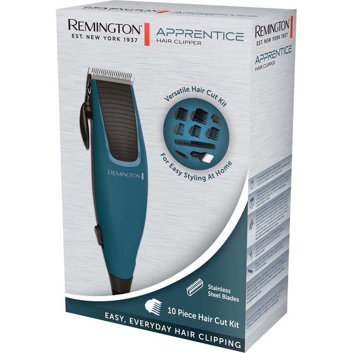 Remington Apprentice Hair clipper HC5020 1 stk hårklipper for enkel styling med turkis design og ti deler tilbehør