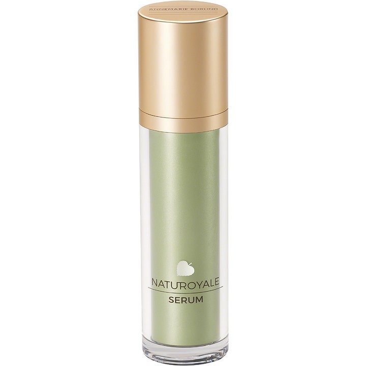 Annemarie Börlind NatuRoyale Serum 50ml glattende ansiktsserum i klar sylinder med grønt innhold og gullfarget lokk
