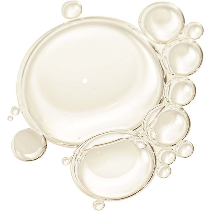 Erborian Skin Therapy Night Oil Serum 30 ml nærende ansiktsserum med en klar og lett oljetekstur med bobler.