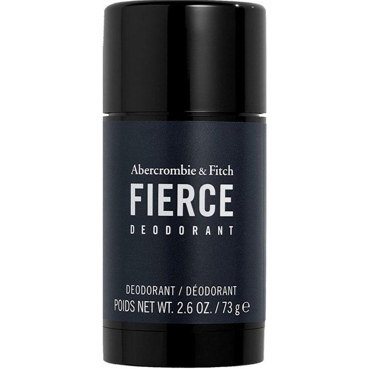 Abercrombie & Fitch Fierce Deodorant 73 g deostick gir friskhet i en stilren svart hylse med mørkeblå etikett