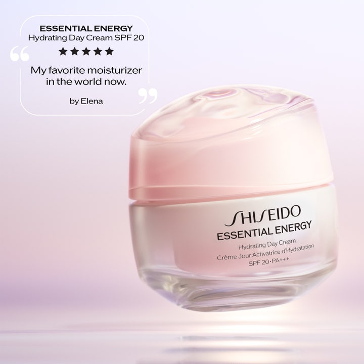 Shiseido Essential Energy Hydrating Day Cream 50 ml viser overlegen absorpsjon av hyaluronsyre i huden.