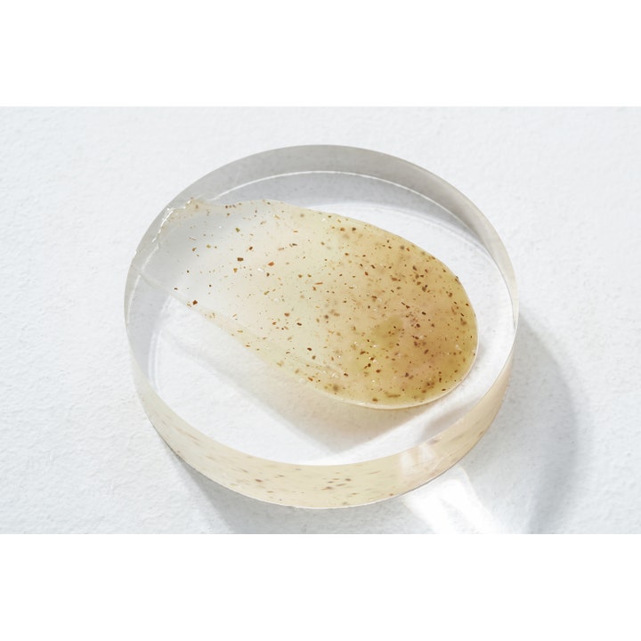 Mixsoon Master Gentle Recipe Foam Cleanser 150 ml rengjøringsskum med geltekstur og små brune plantepartikler.