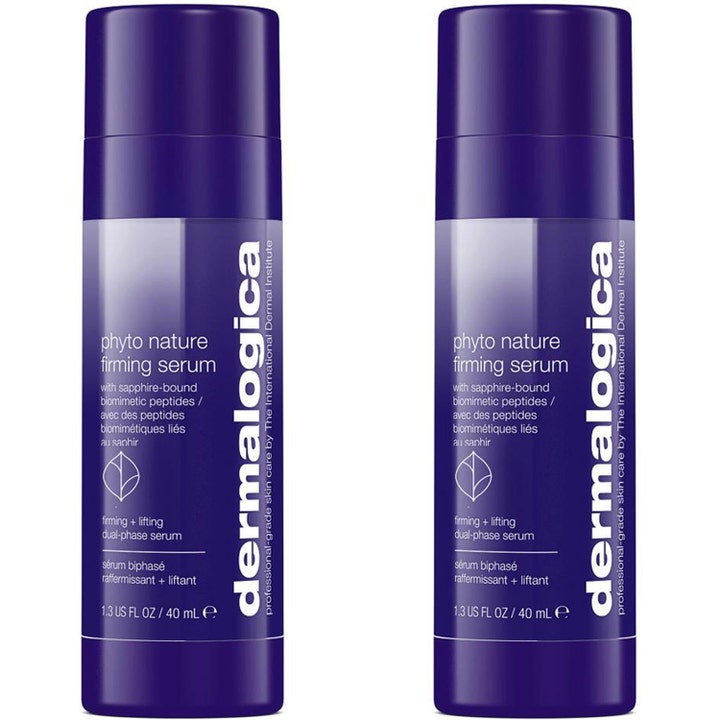 Dermalogica Phyto Nature Firming Serum 40 ml oppstrammende serum som gir løft i to lilla sylindriske flasker