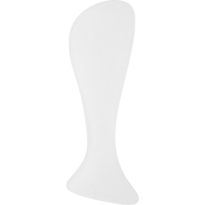 Medicube Collagen Jelly Cream 50 ml fuktighetsgivende ansiktskrem med hvit buet applikatorspatel for hygienisk påføring